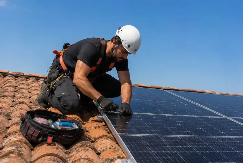 Maintenance et monitoring de panneaux solaires à Montguyon