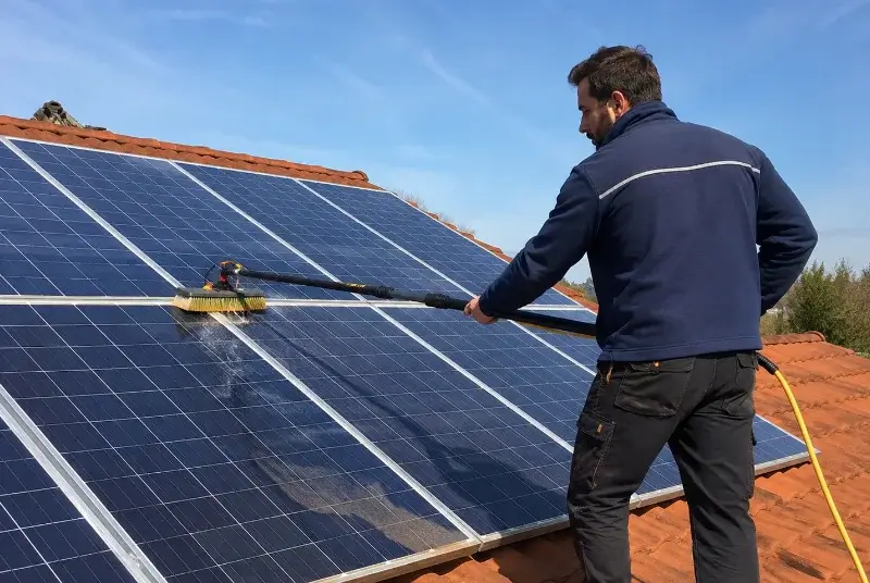 Nettoyage et entretien de panneaux solaires à Montguyon